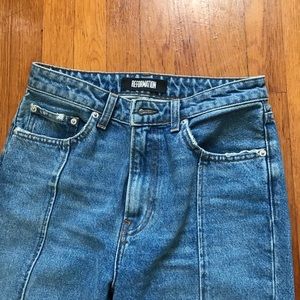 Reformation seamed jean in Celtic